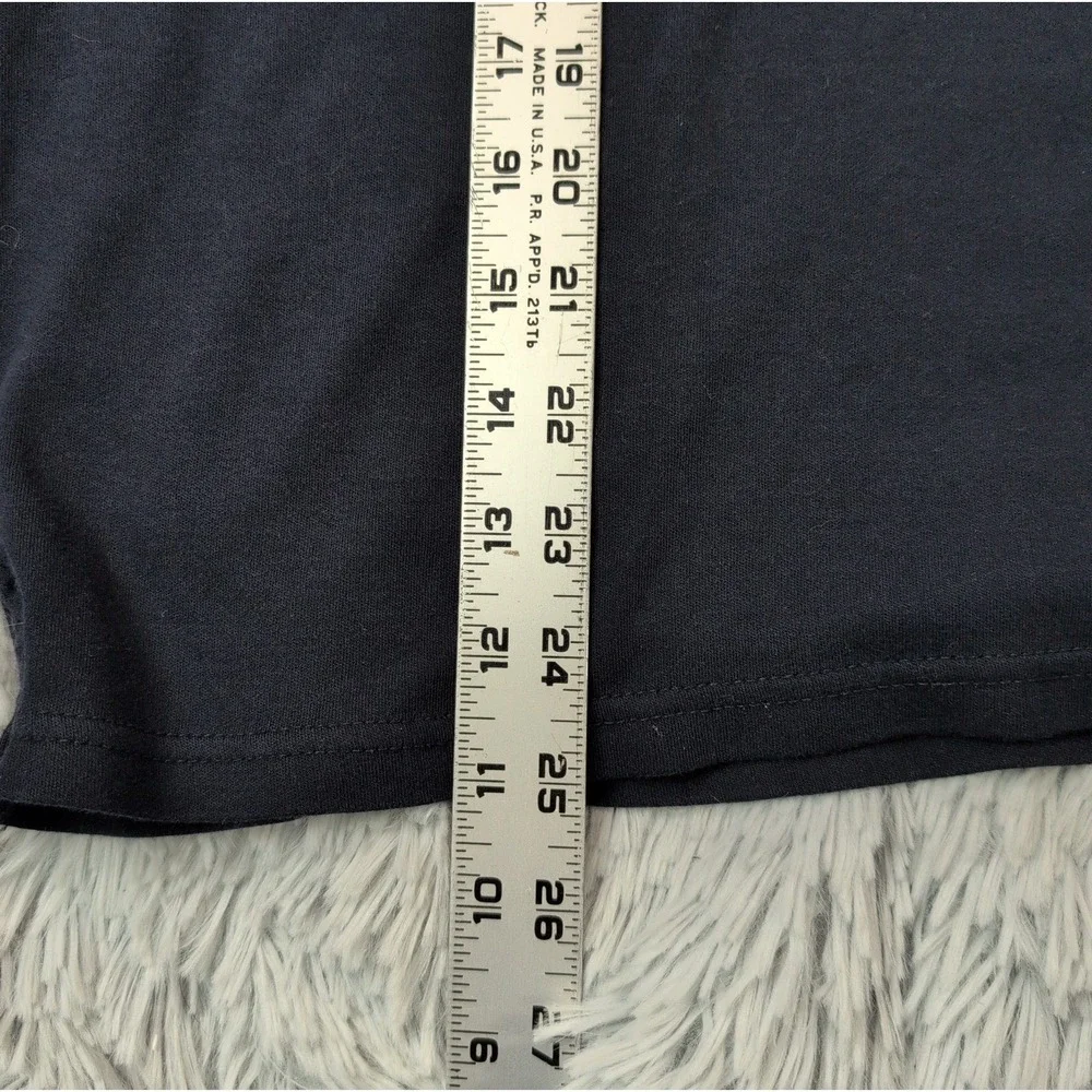 Calvin Klein Shirt Mens L Blue Polo Golf Logo CK Athletic Preppy Casual Comfort